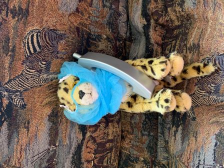 Flash dressed up as Alexander Graham Bell!