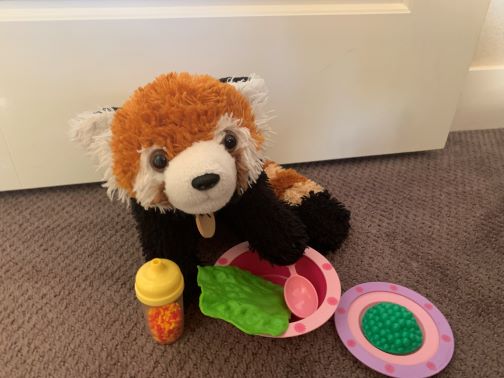 Hamlet eating Bamboo Lentil Soup